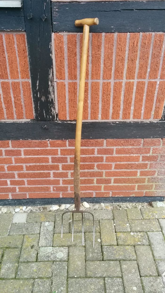 A Pitchfork, Used By A Left-Handed For Over 20 Years