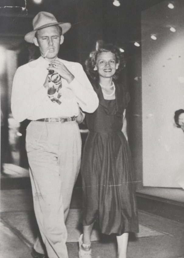 My Grandpa And Grandma Circa 1949, Captured After A Movie In Fort Worth. They're 88 And 91 This Year And Still Fantastic