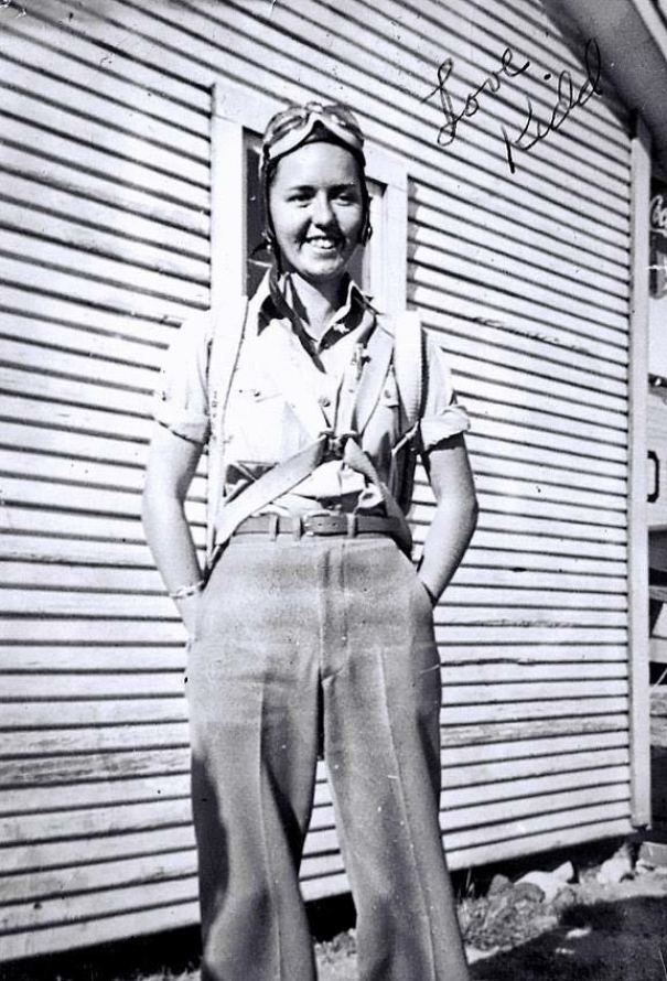 My Granny (Nicknamed Kidd) Wasn't Allowed To Join The Air Force Because She Was A Woman. So She Taught Young Men To Fly In Stephenville, Texas During WW2 - 1940s