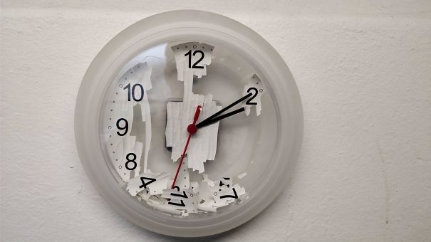 This Clock In A Server Room Is Accidental Modern Art