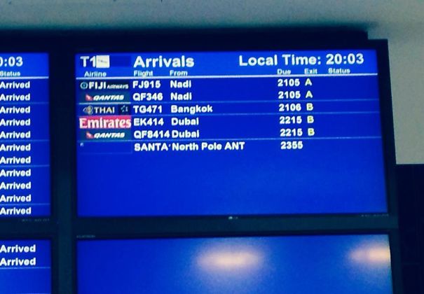 It Looks Like Sydney Airport Is Expecting A Special Visitor At 2355
