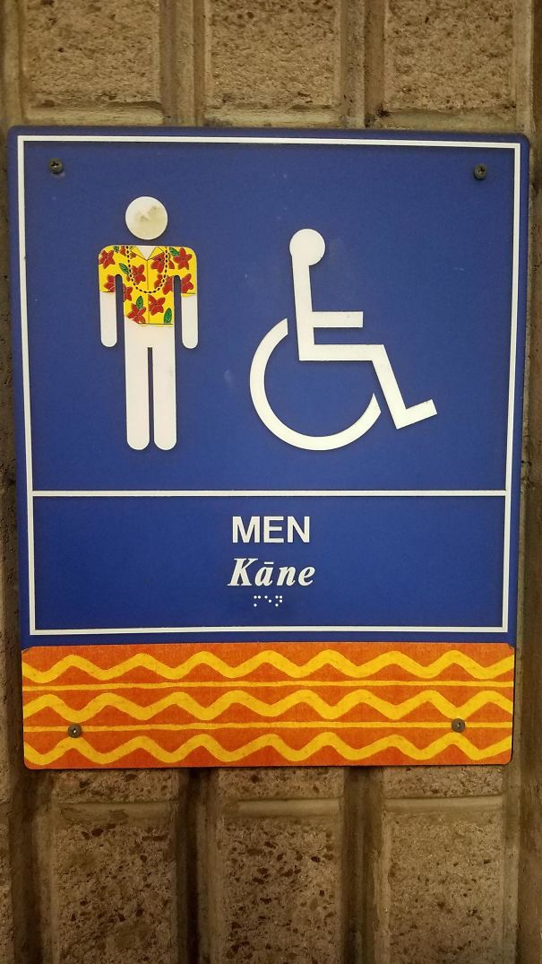 They Dress Up The Stick Figure At The Airport In Maui