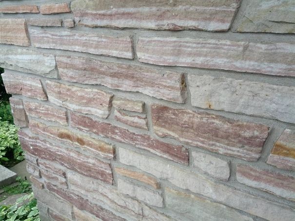 The Bricks On This Wall Look Like Strips Of Bacon