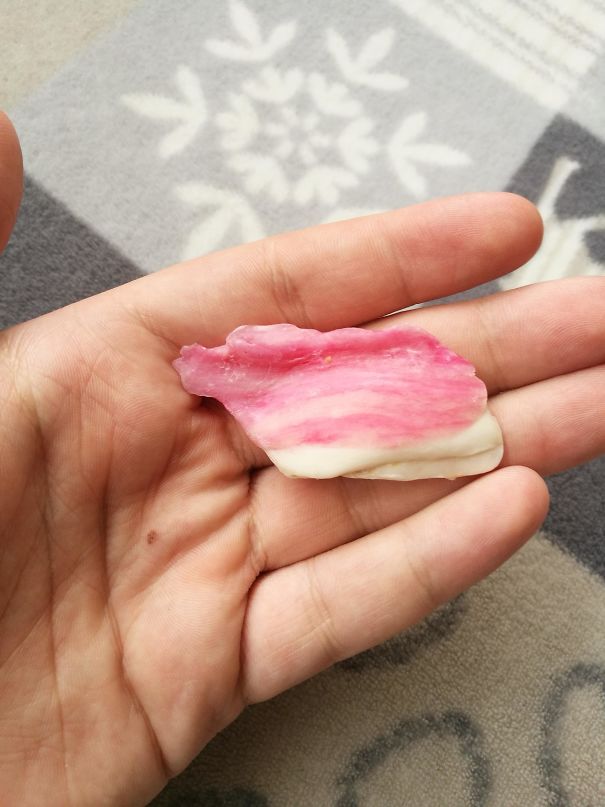 This Two Soap Pieces Melted Together Look Like Bacon
