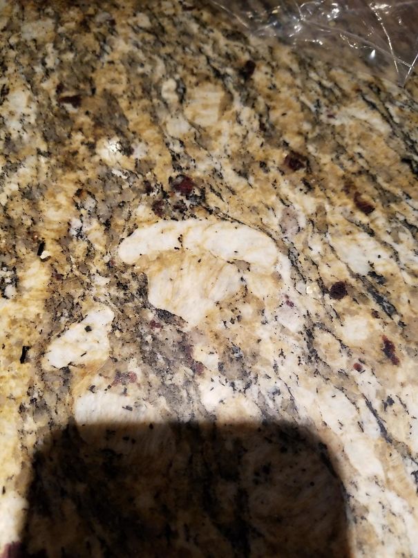 This Pattern On My Granite Counter Looks Like A Cauliflower