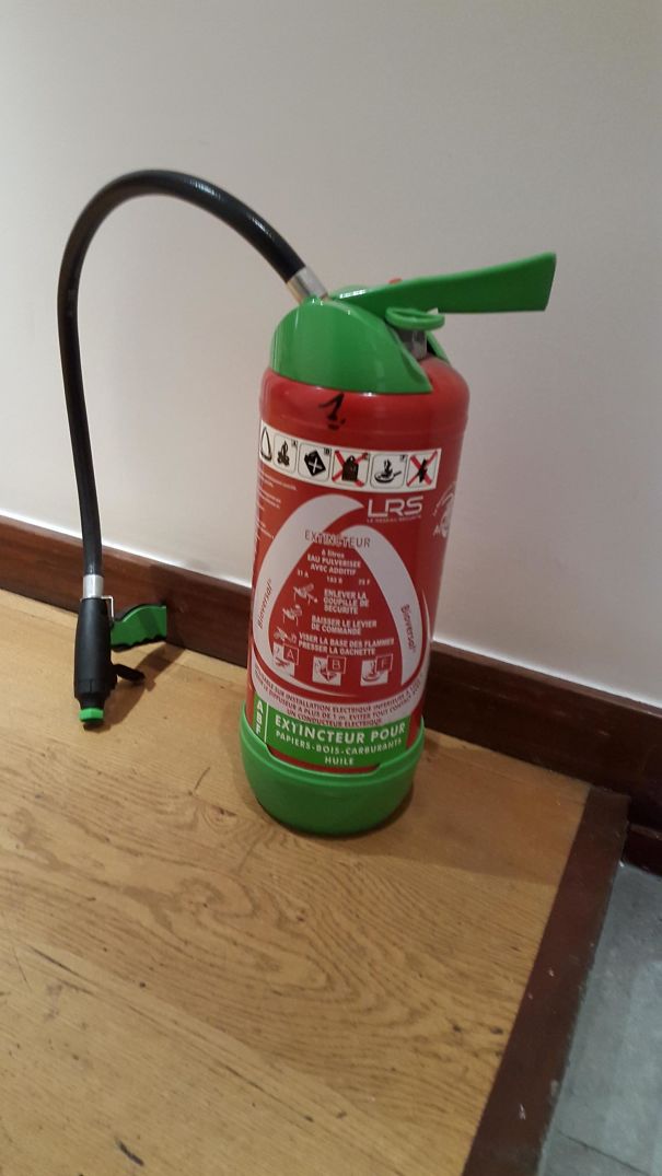 This Fire Extinguisher Looks Like A Bottle Of Sriracha