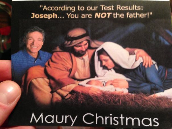 Got This Christmas Card From My Neighbor