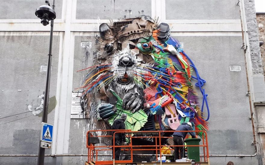 Bordalo Ii New Street Art Masterpiece In Paris