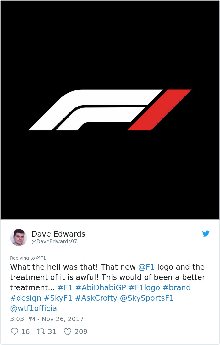 Formula 1 Changes Their 24-Year-Old Logo, Probably Doesn't Expect Reaction Like This