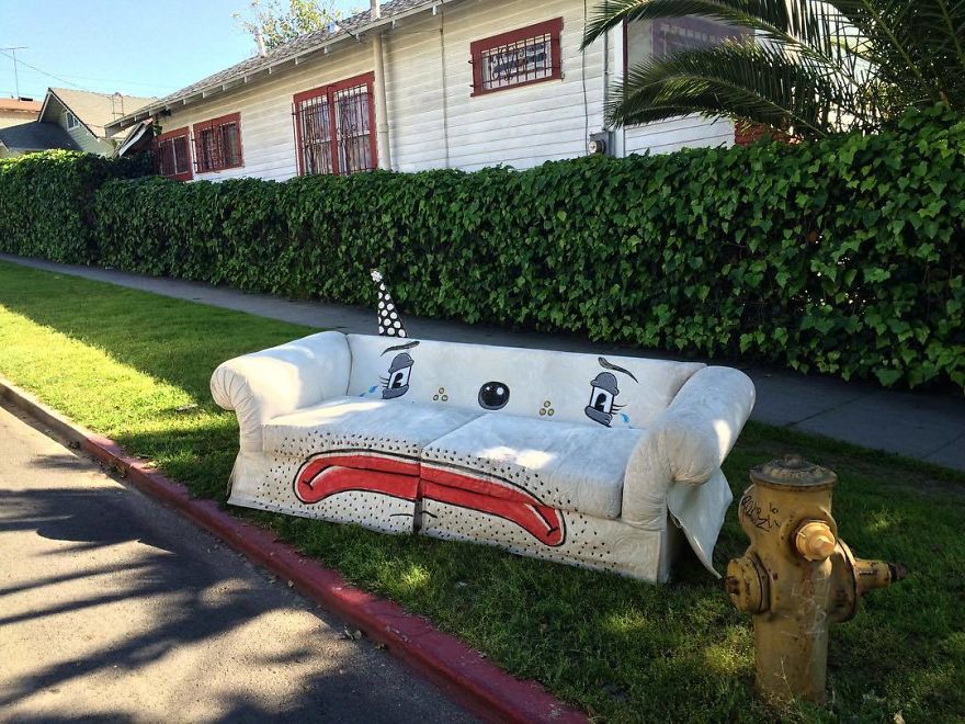 Sad Couch...pushed Away And Left All Alone...