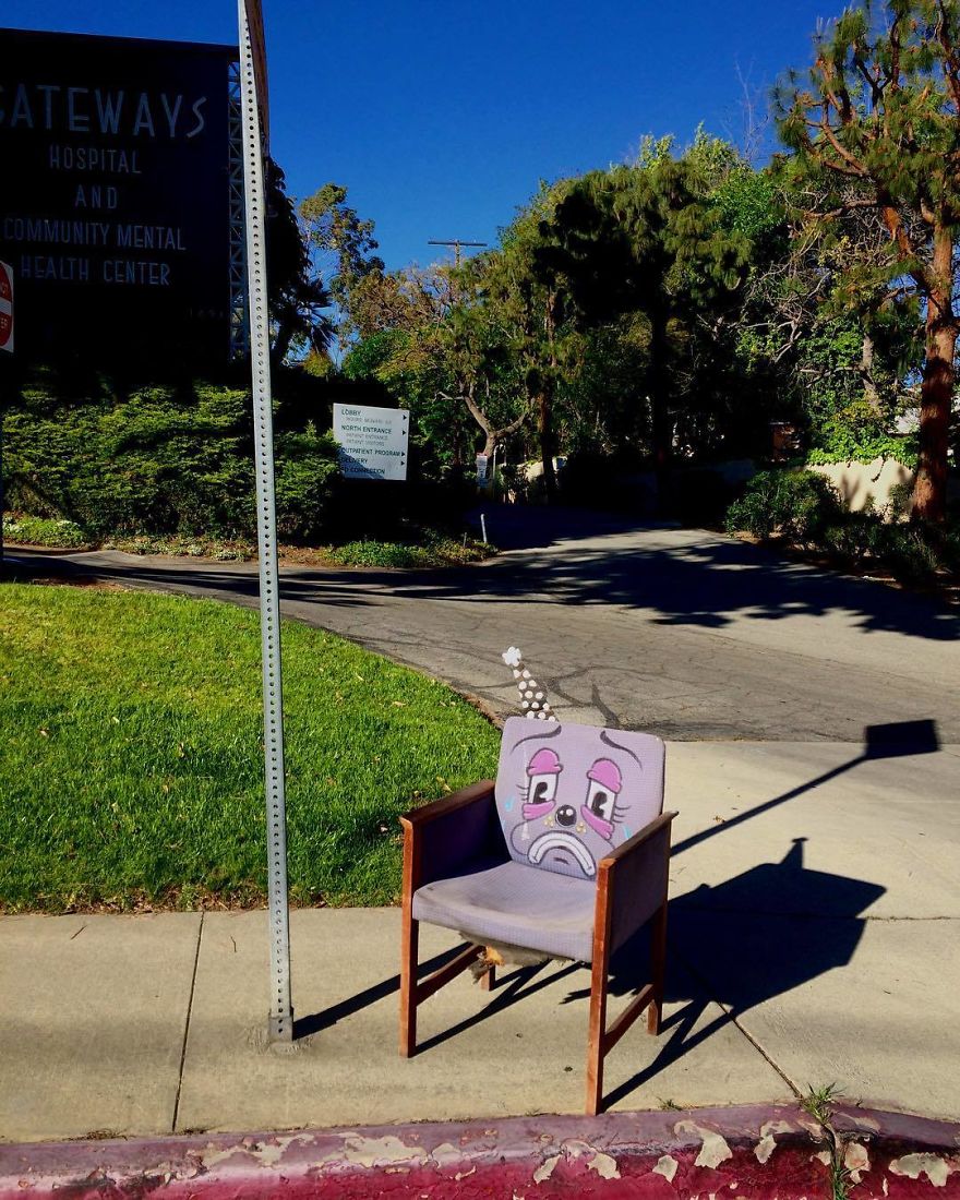 Sad Purple Chair...