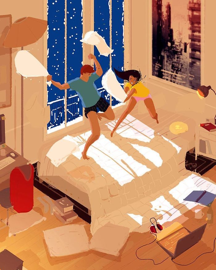 Husband Illustrates Everyday Life With His Wife, Proves Love Is In The Little Things