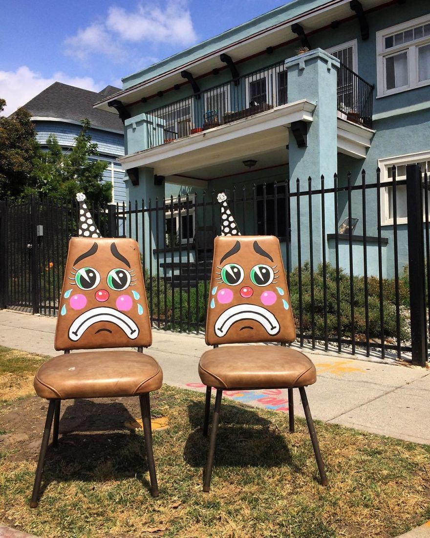 Sad Twin Chairs...waiting To Be Ripped Away From One Another...