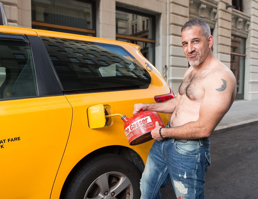 Calendar Gathers New York Taxi Drivers In Sexy Poses And The Result Is A Lot Of Fun