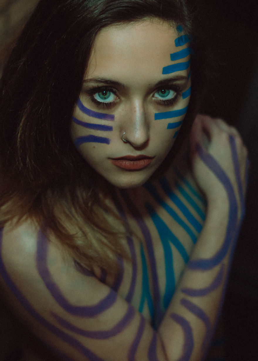 Photographer Combines Paint And Portrait Photography Like No One Else Ever Has