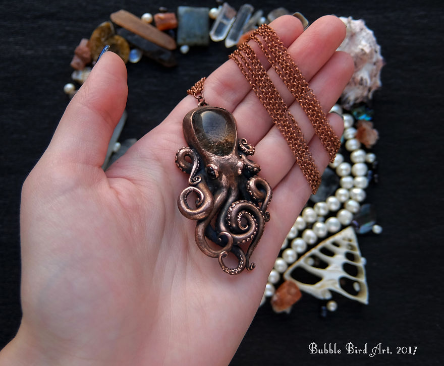 It Took For Me Almost Two Weeks To Make This Copper Electroformed Pendant
