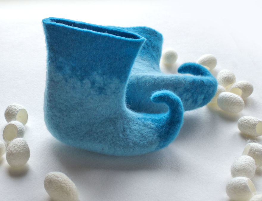 Felted Elf Booties That Every Baby Want