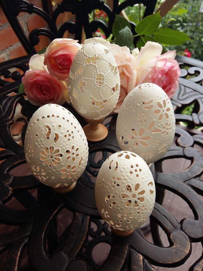 I Spend Hours Carving Eggshells Into The Most Fragile Artworks