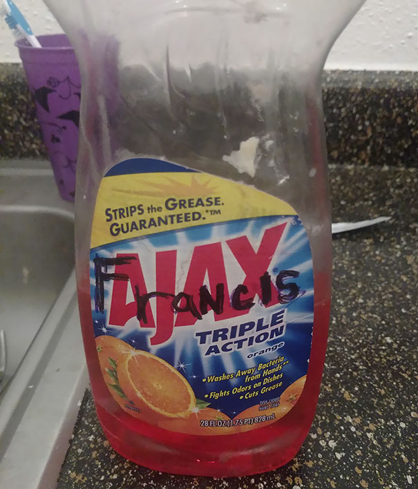 Drunk Boyfriend Decided To Change The Name Of Our Soap Last Night