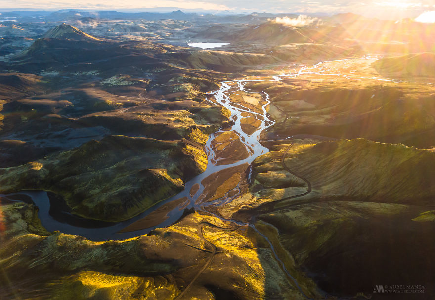 Capturing The Incredible Patterns Of Iceland From A Drone
