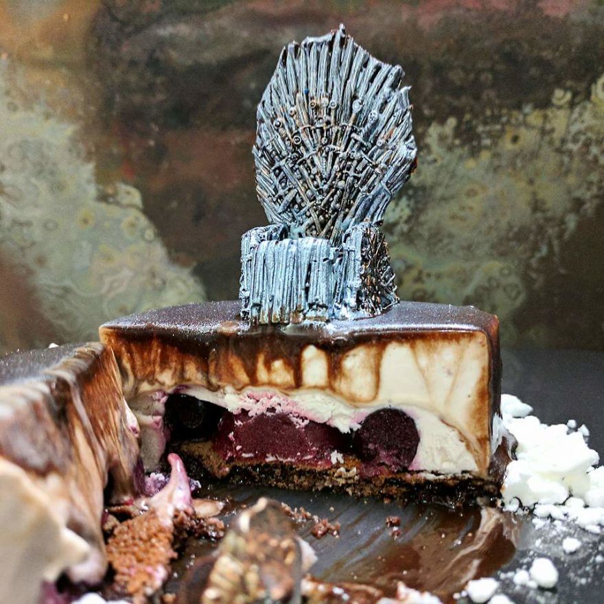 Game Of Thrones Inspired Black Forest Mousse
