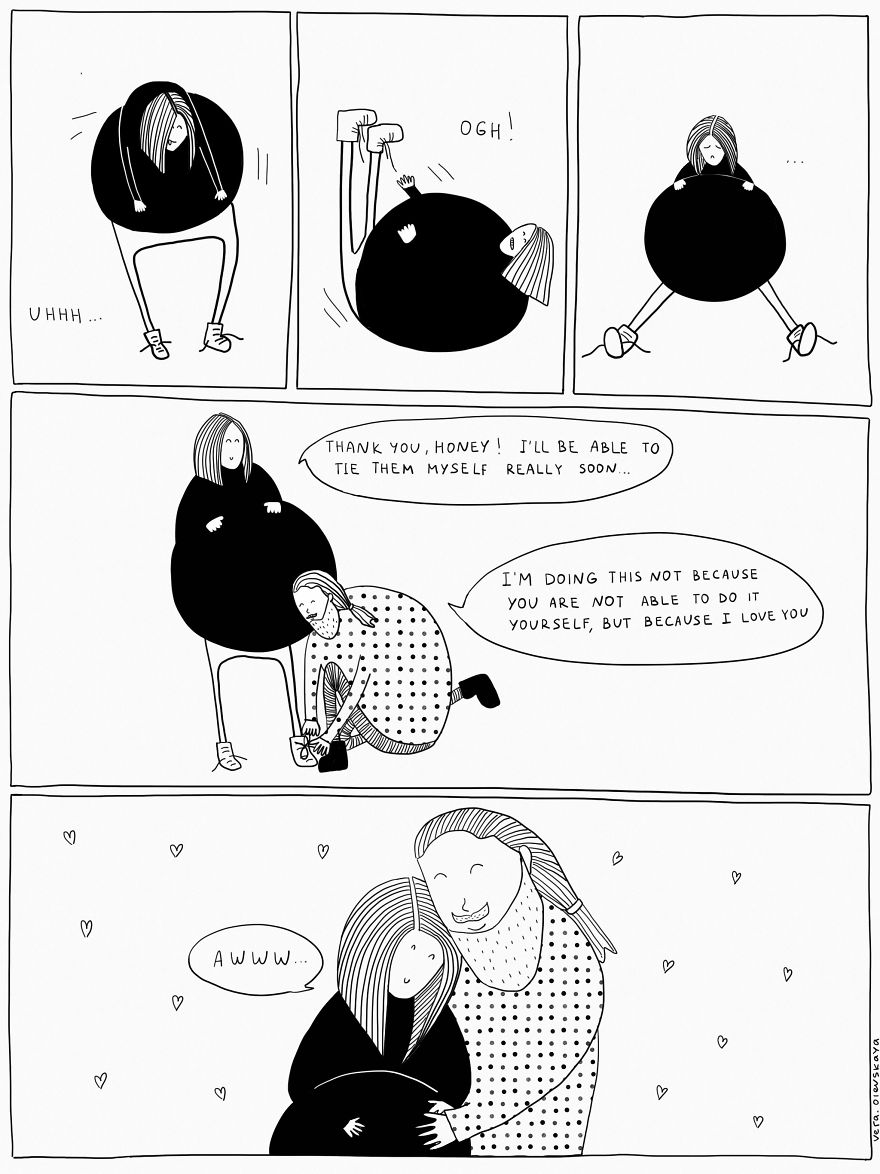 "Honey, What Do You Want For Christmas? New Boobs Only..."- Millennial Mom Illustrates Her Life In Comics