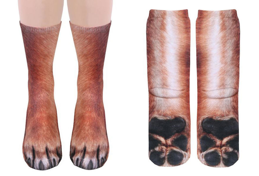 These Hyper-Realistic Socks Will Turn Your Feet Into Beautiful Animal Legs
