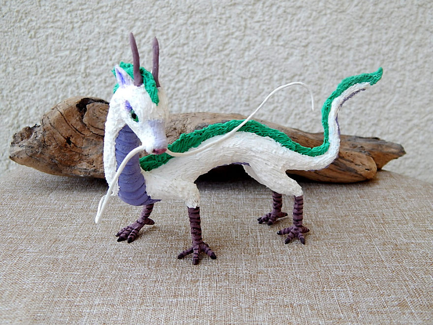 I Made This Haku Dragon Figurine Out Of Clay