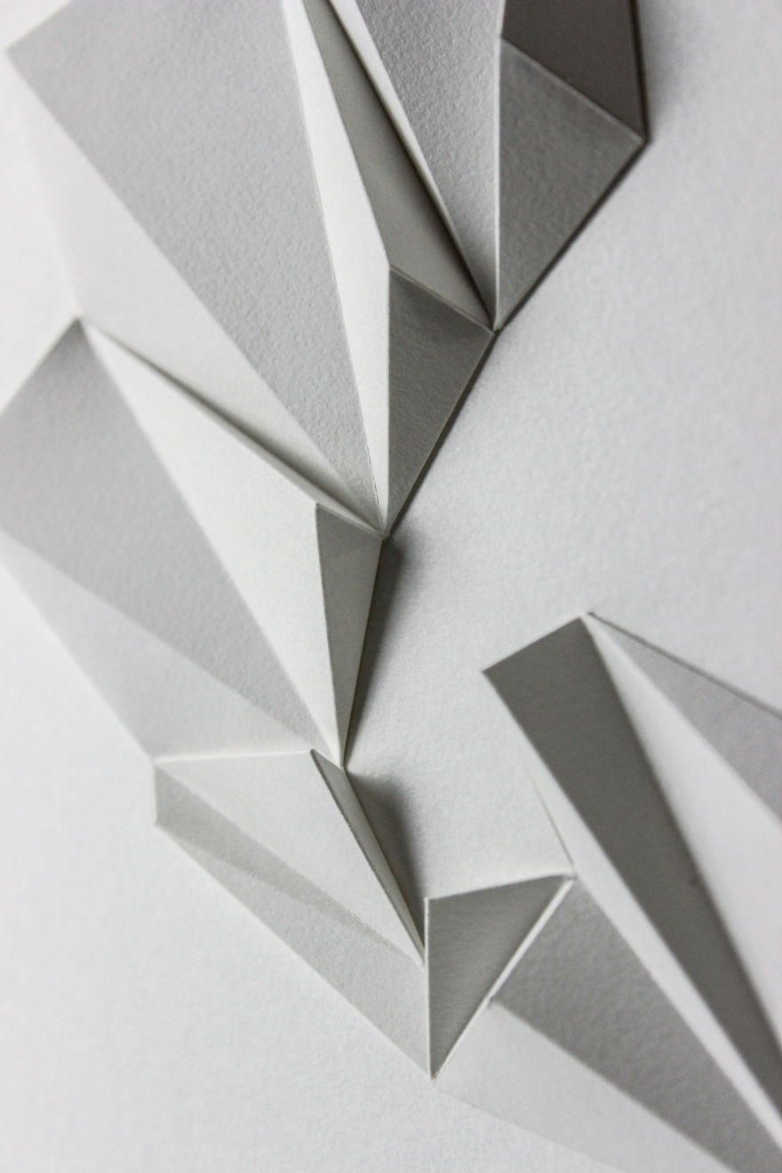 I Apply Design And Model Making Skills To Create Bionic Paper Reliefs