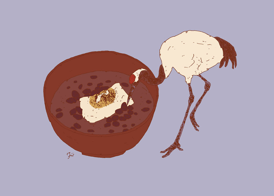 I Create Surreal Drawings That Combine Two Of My Favourite Things - Sweets And Animals