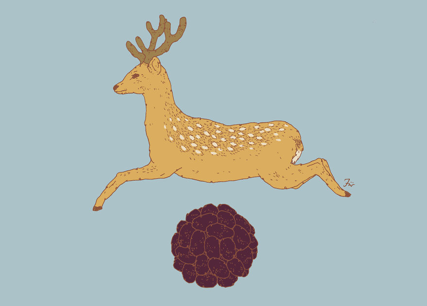 I Create Surreal Drawings That Combine Two Of My Favourite Things - Sweets And Animals
