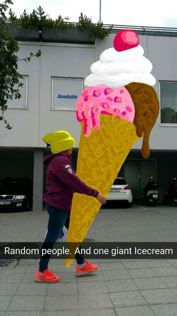 Un helado gigante
