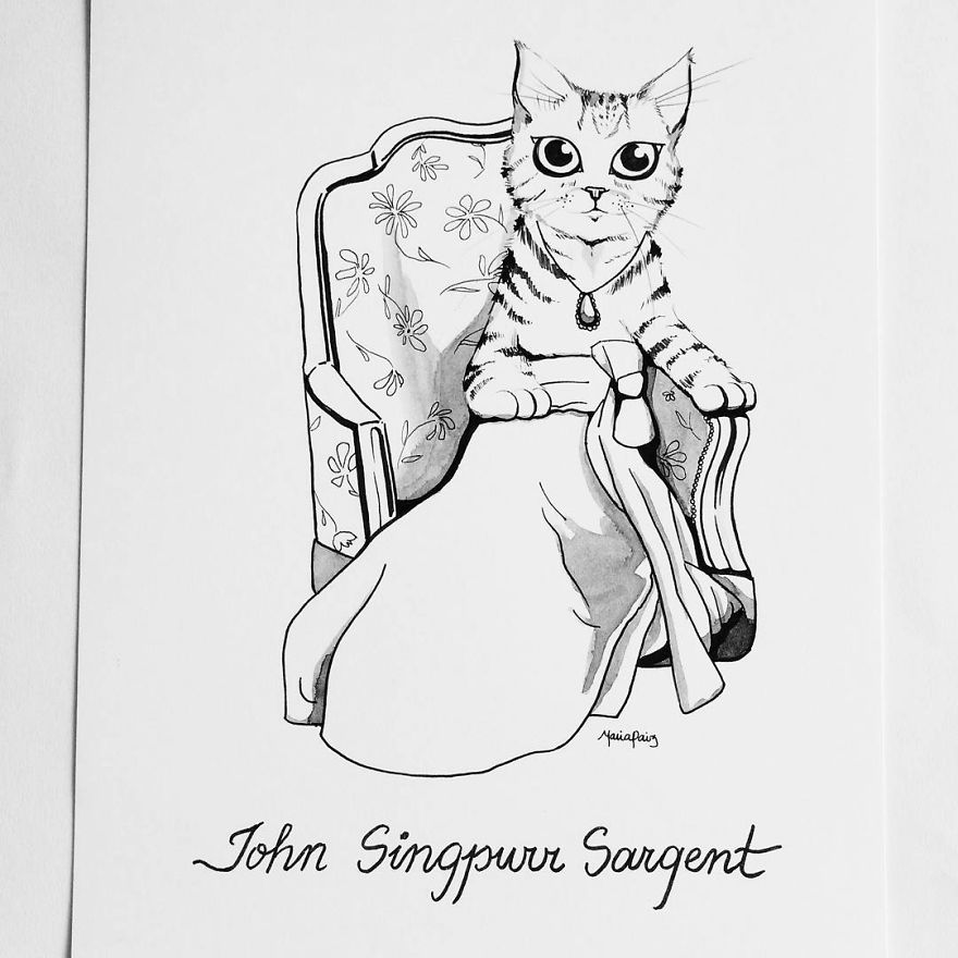John Singpurr Sargent's Lady Meow Of Lochnaw