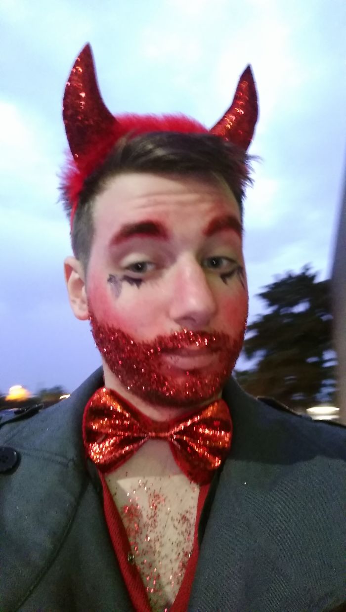 This Halloween I Went As A Handsome Devil