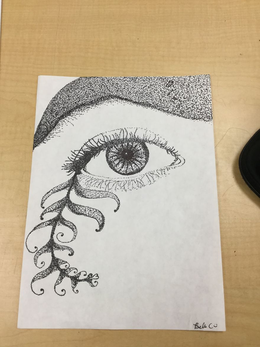 My First Attempt At Pointallism And Other Art Projects