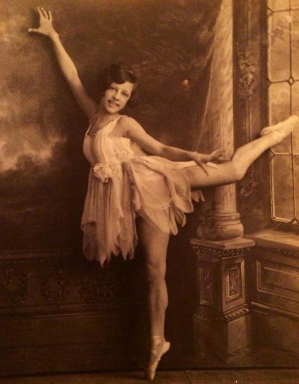 My Nana, Florence Recher - Left Home At 14 To Dance - Ended Up On Stage With Sally Rand In The 30s. This Was Taken Around 1928 Or So.