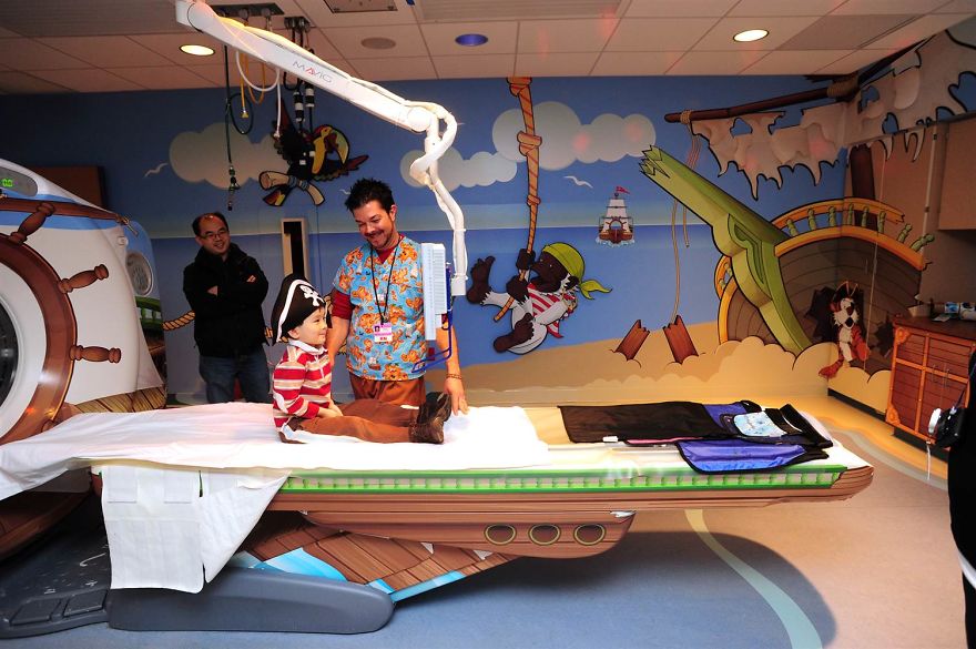 Industrial Designer Helps Young Hospital Patients Feel Less Afraid By Turning Medical Scanners Into Adventures