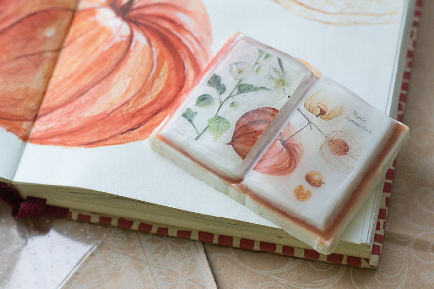 I've Combined My Two Hobbies - Watercolor Painting And Soap Making - Into One
