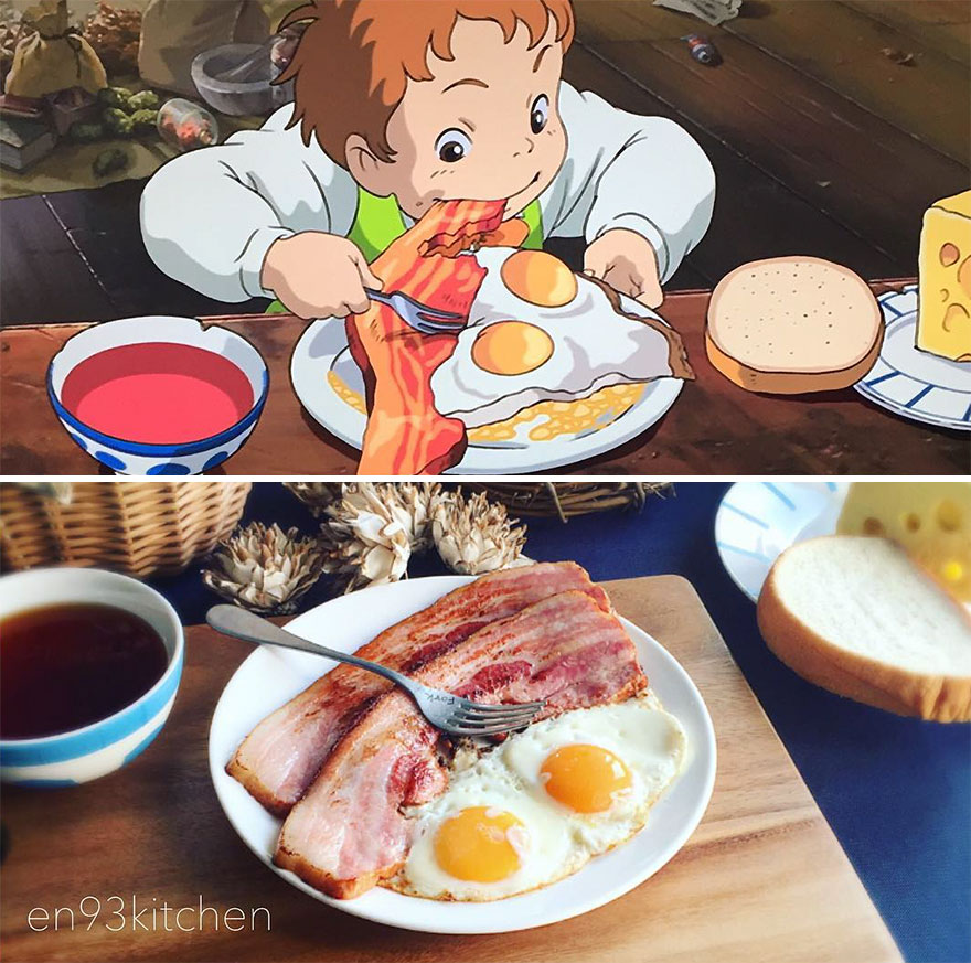 Japanese Woman Recreates Food From Miyazaki Films And Other Anime Bored Panda,How To Organize Your Closet By Color