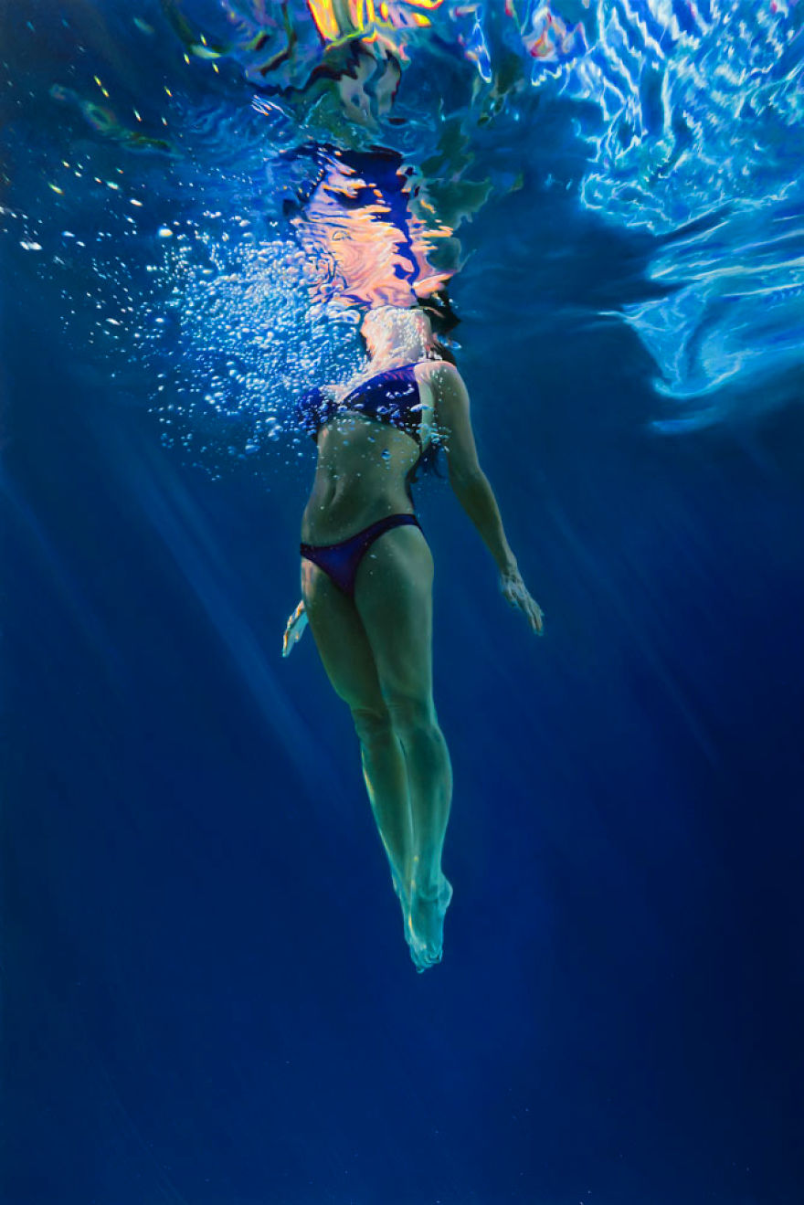 Underwater Figurative Realism Of Matt Story