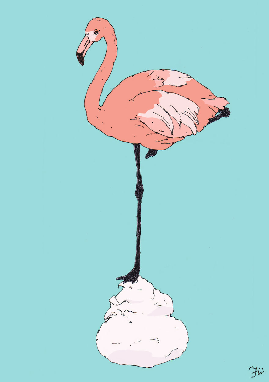 I Create Surreal Drawings That Combine Two Of My Favourite Things - Sweets And Animals