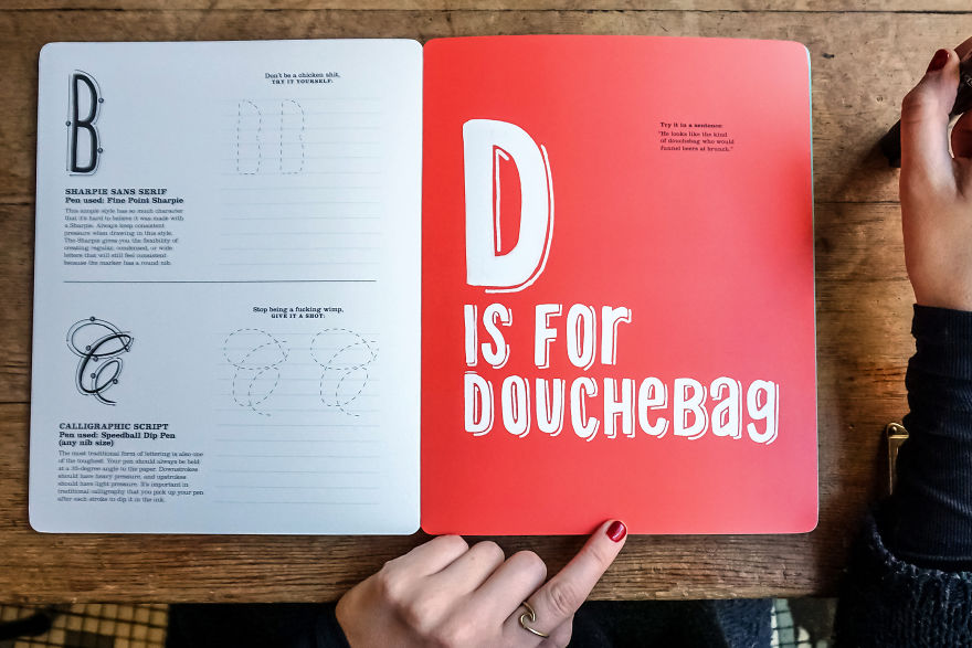 Express Your Irreverent Attitude And Sarcastic Sentiments Through Beautiful Calligraphy In This How-To Lettering Book For Adults Express Your Irreverent Attitude And Sarcastic Sentiments Through Beautiful Calligraphy In This How-To Lettering Book For Adults