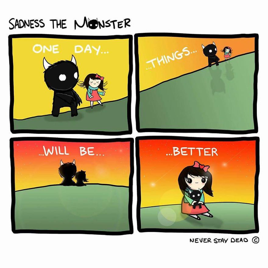 Meet Sadness The Monster, My Greatest Enemy And Savior