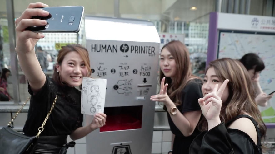I Built A Drawing Vending Machine On My Trip To Japan