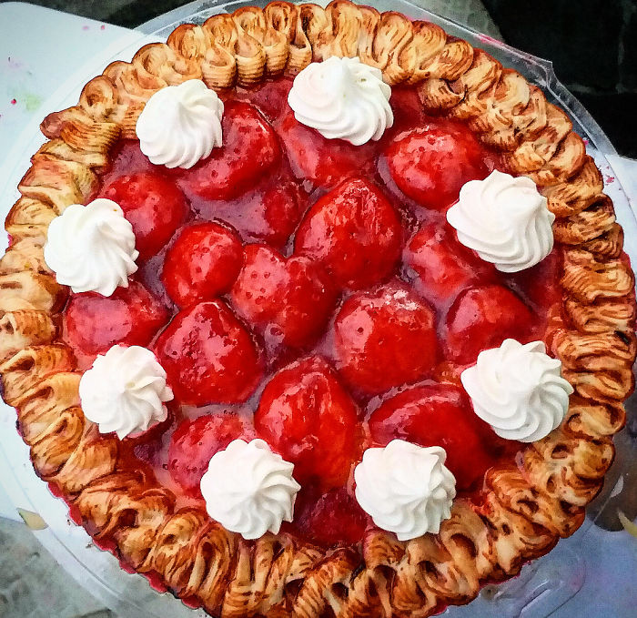 Strawberries And Cream Soap Pie