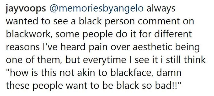Tattoo Artist Gets Accused Of Racism For Tattooing Her Entire Body In Black