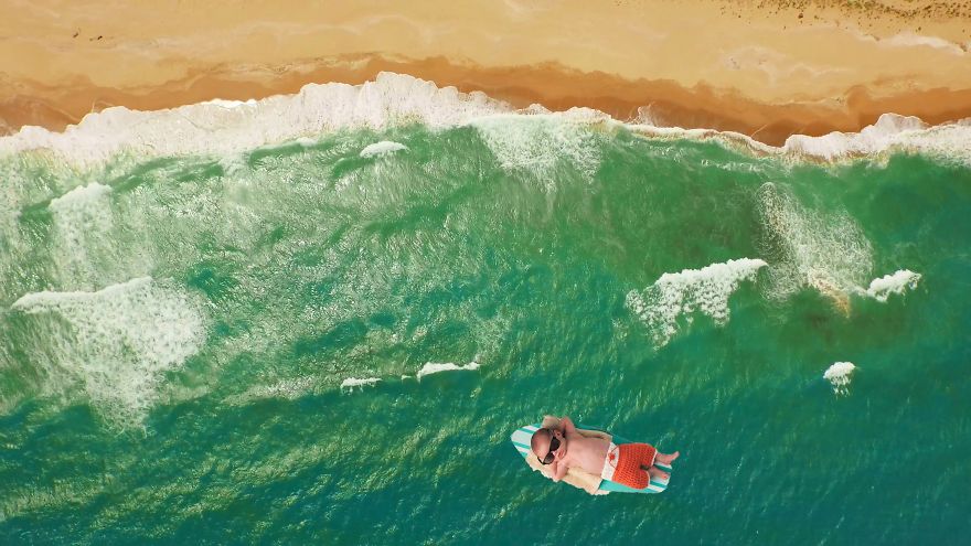 This Little Surfer Is Inspiring A Great Photoshop Battle And The Result Is Hilarious
