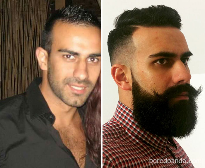 Before And After Growing A Beard