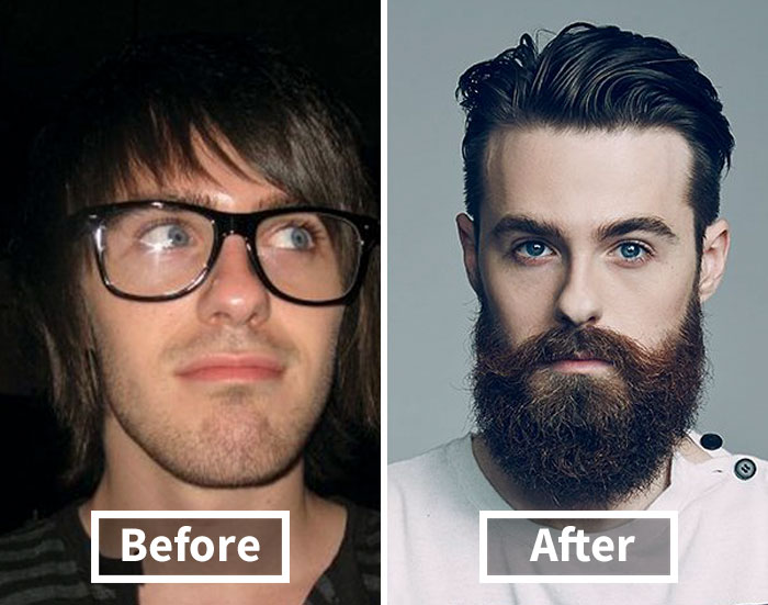 It’s No Shave November! Share Your Before And After Pics Of Growing A Beard