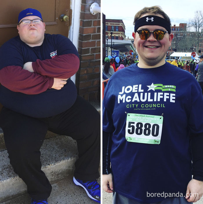 One Year And 200 Pounds Later - I Went From Not Being Able To Stand As A Spectator To Running The Same 10k